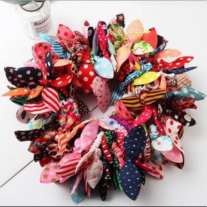 Kids Rabbit ears hair scrunchies
